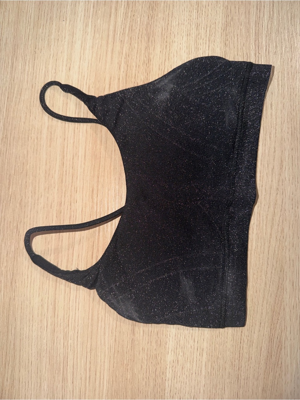 Fabletics Black Shimmer Bralette